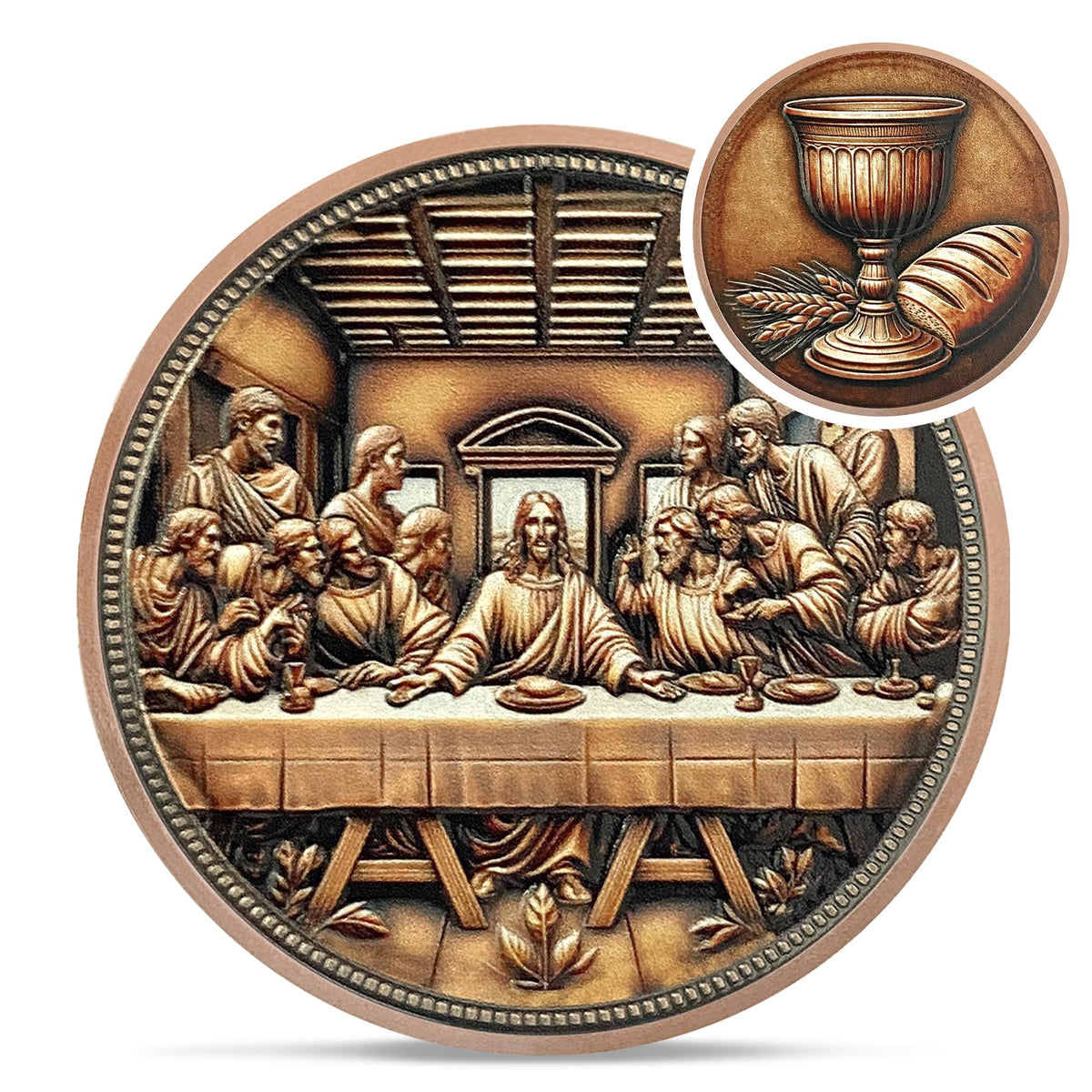 Religious Last Supper Coin Coin With Meaning