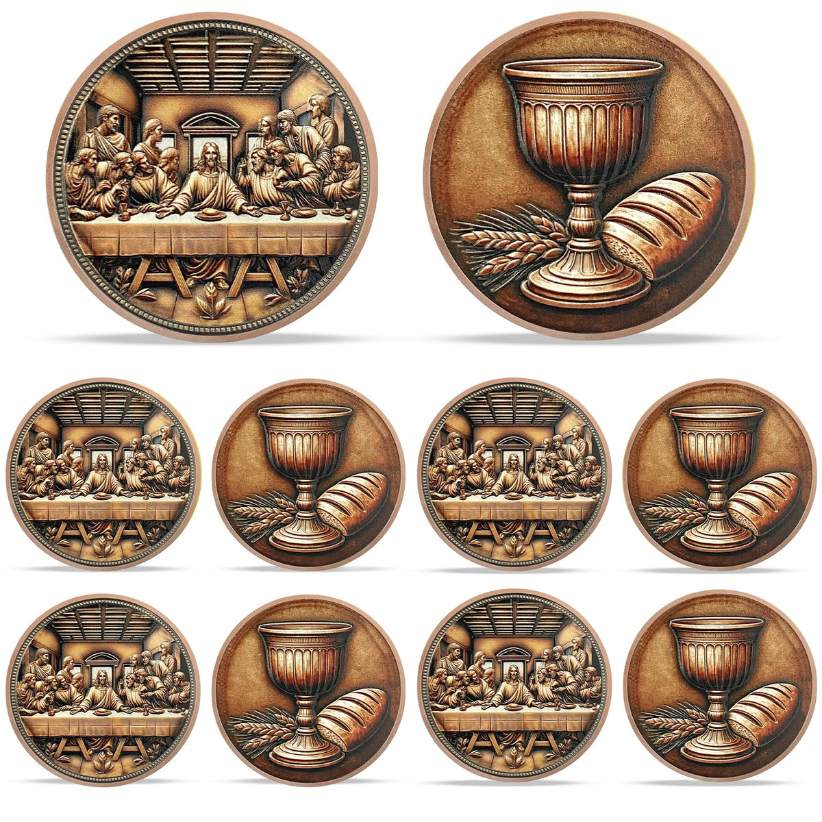 Religious Last Supper Coin Coin With Meaning