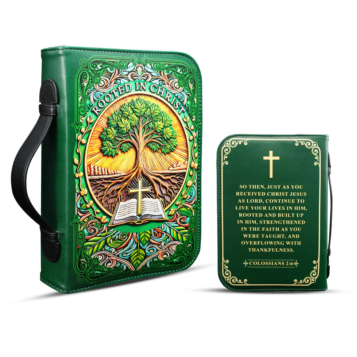 Personalized Knight Bible Cover for Women Men Coin With Meaning