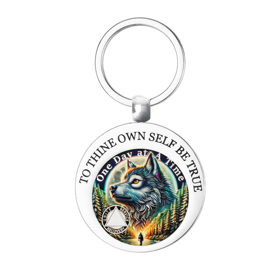 Stainless Steel AA Holder Coin With Meaning