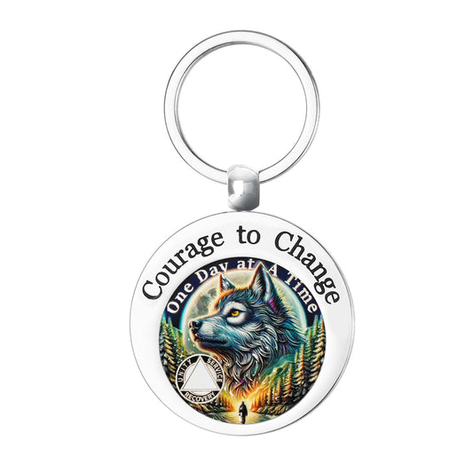 Stainless Steel AA Holder Coin With Meaning