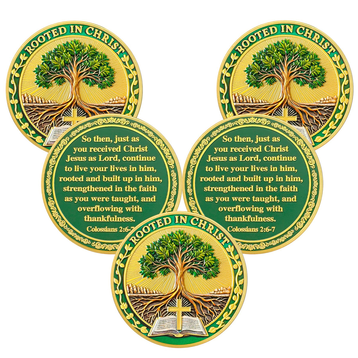 Tree of Faith Coin Coin With Meaning