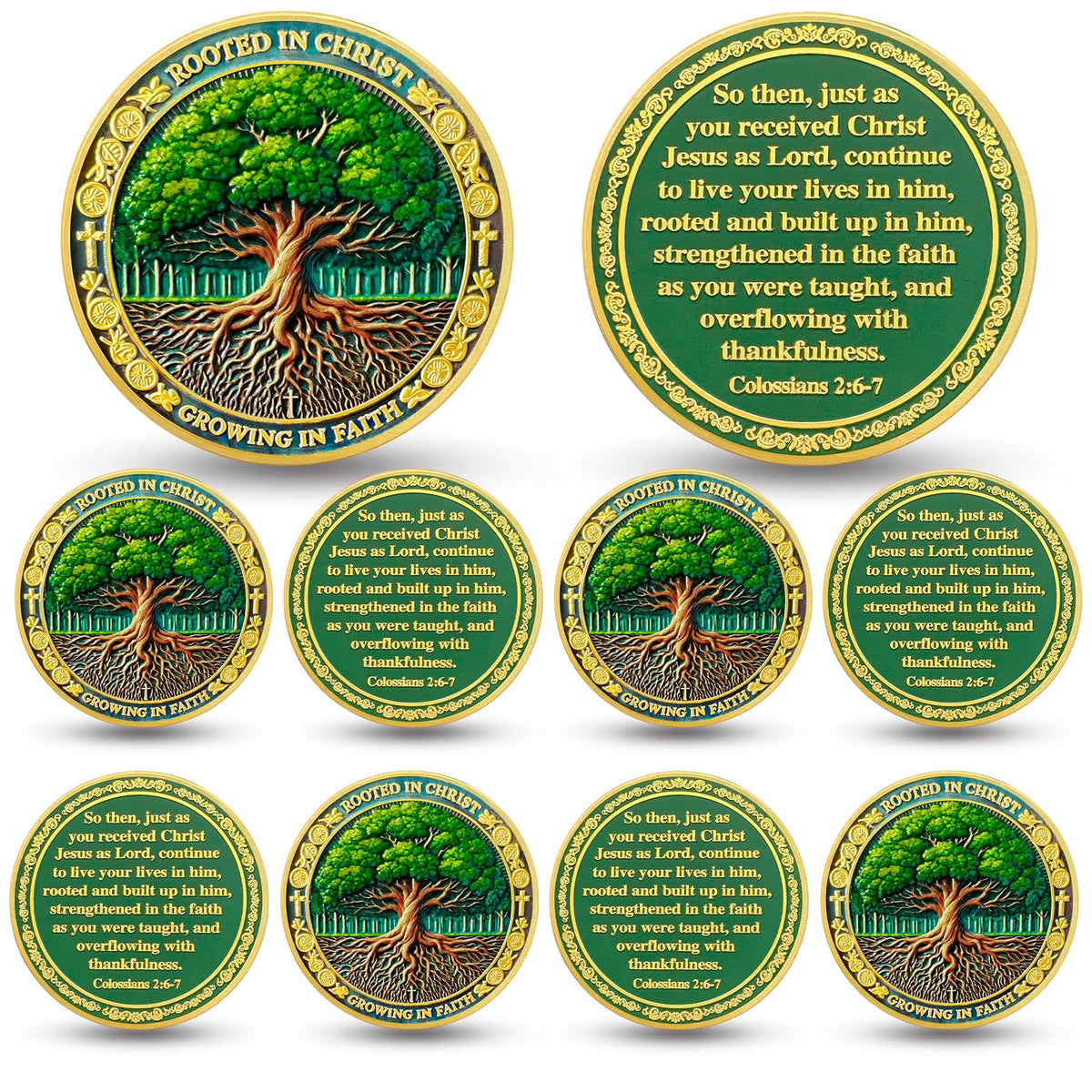 Tree of Faith Coin Coin With Meaning