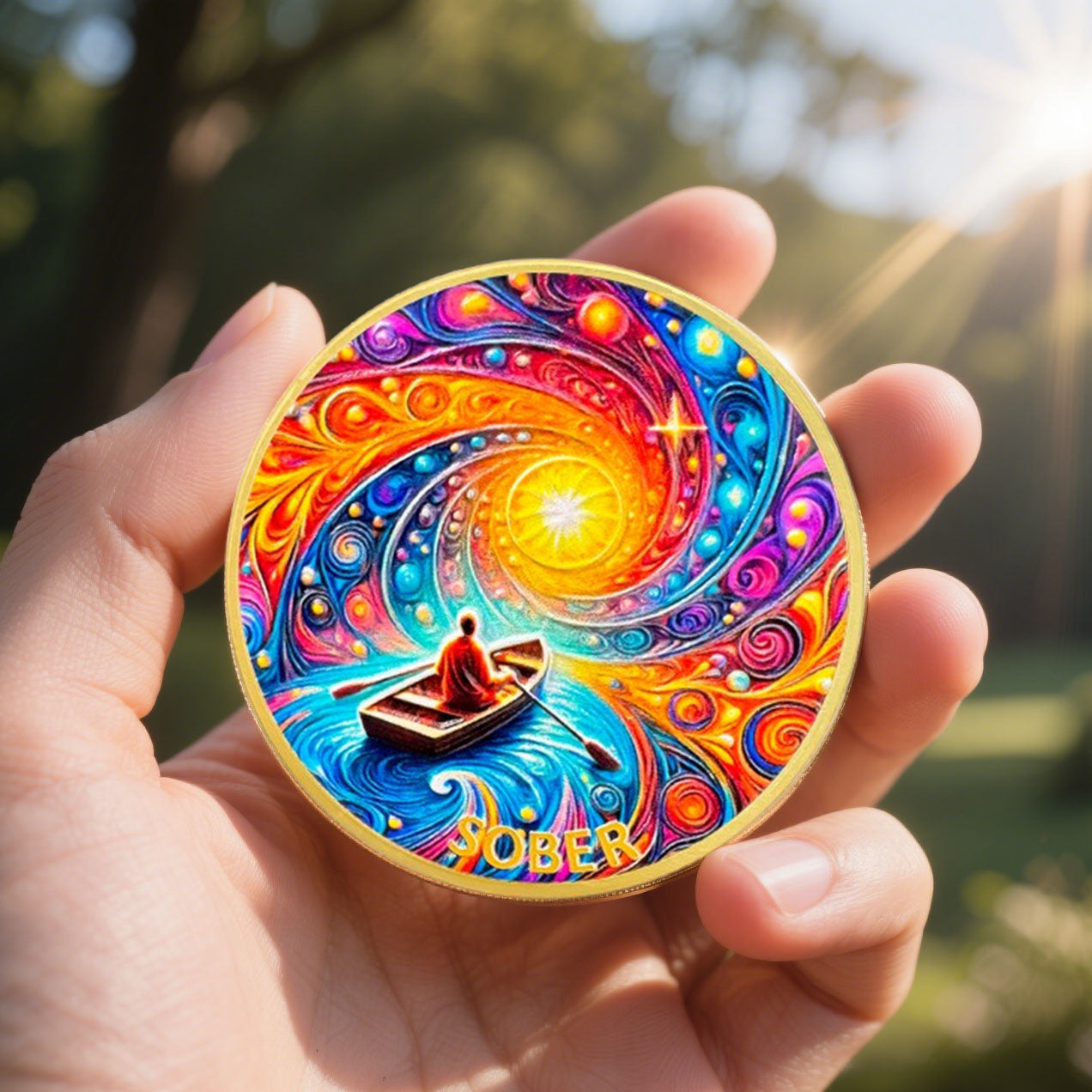 Personalized Recovery One Day at a Time  Sobriety Coin mysite