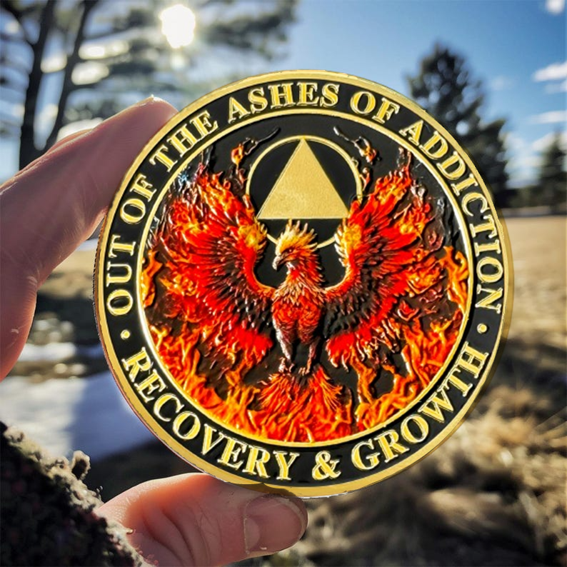 Personalized Triangle Reborn from Fire Delicate Sobriety Coin mysite