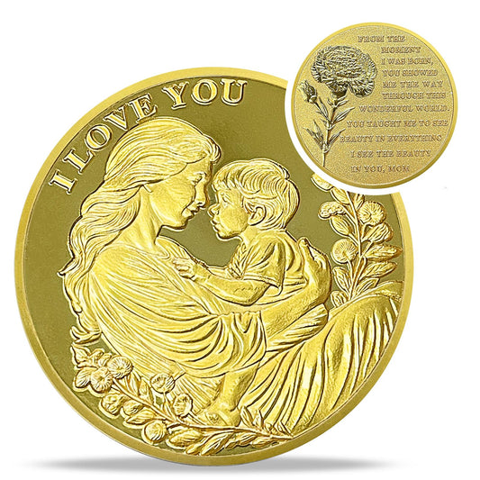 Romantic Love Expression Mothers Coin Coin With Meaning