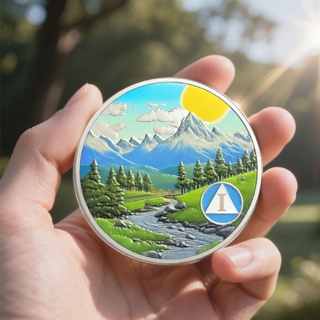 Personalized Sunrise Valley Sobriety Coin mysite