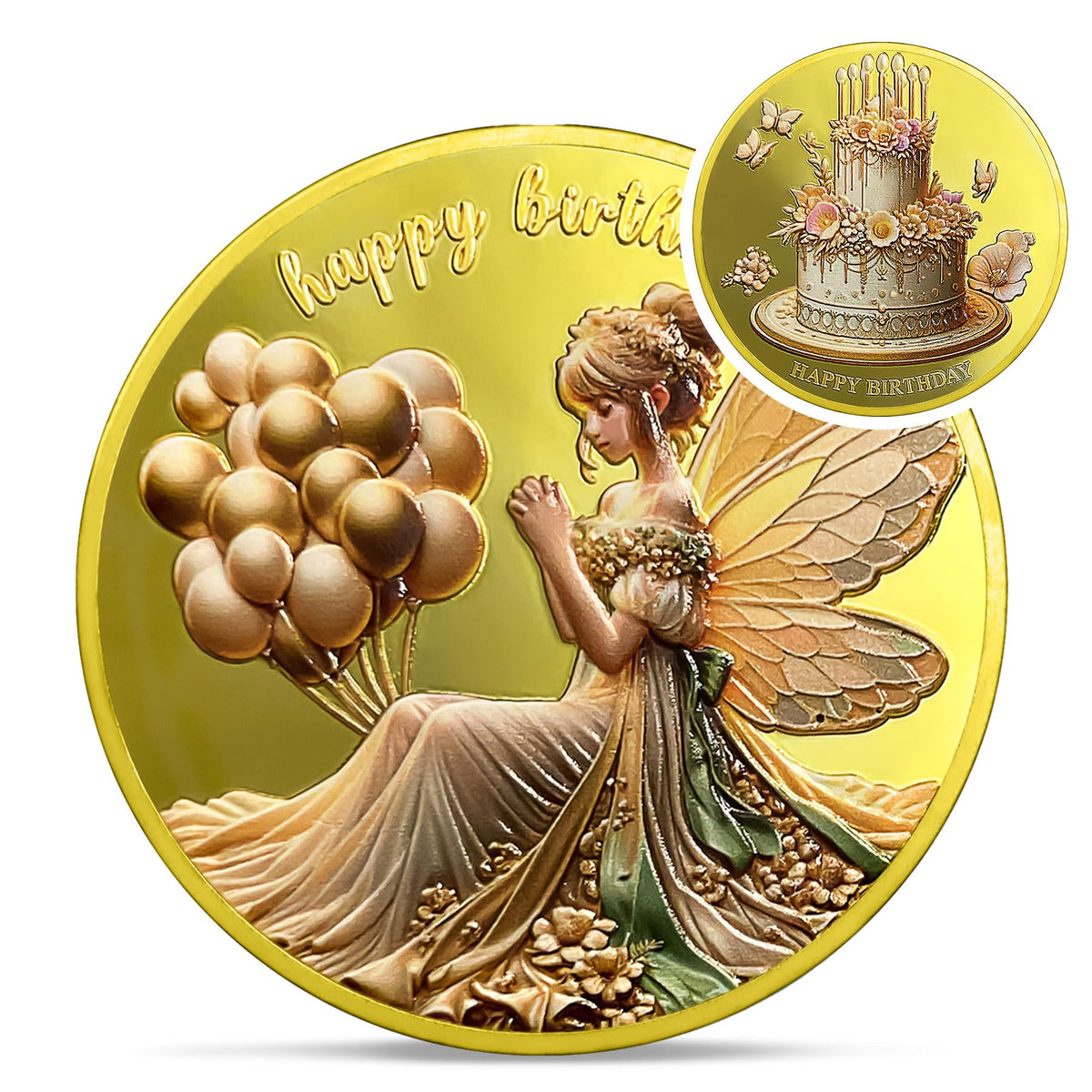 Fairy Happy Birthday Coin Coin With Meaning