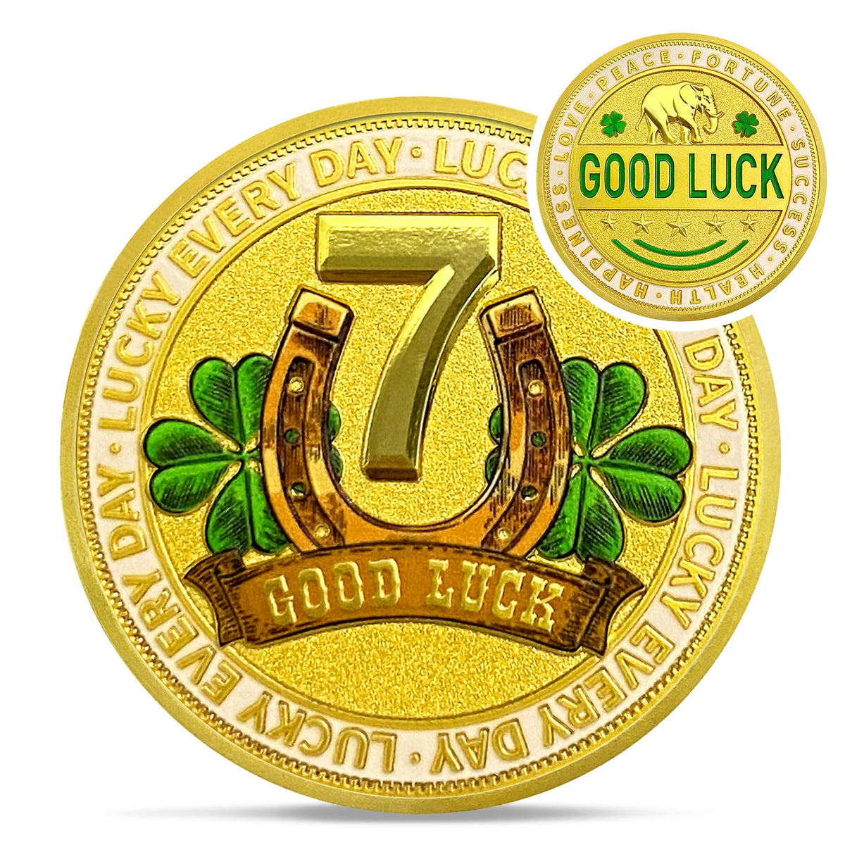 Lucky Horseshoe Challenge Coin Coin With Meaning