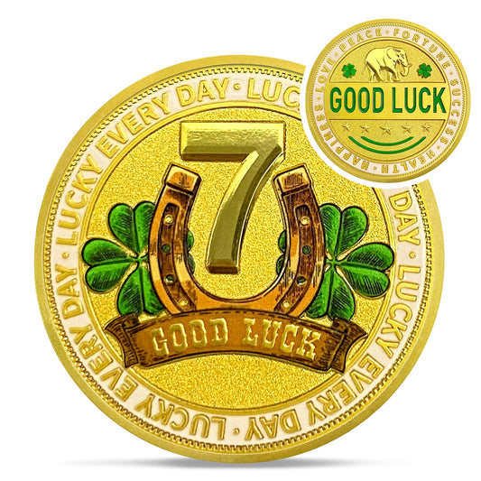 Lucky Horseshoe Challenge Coin Coin With Meaning