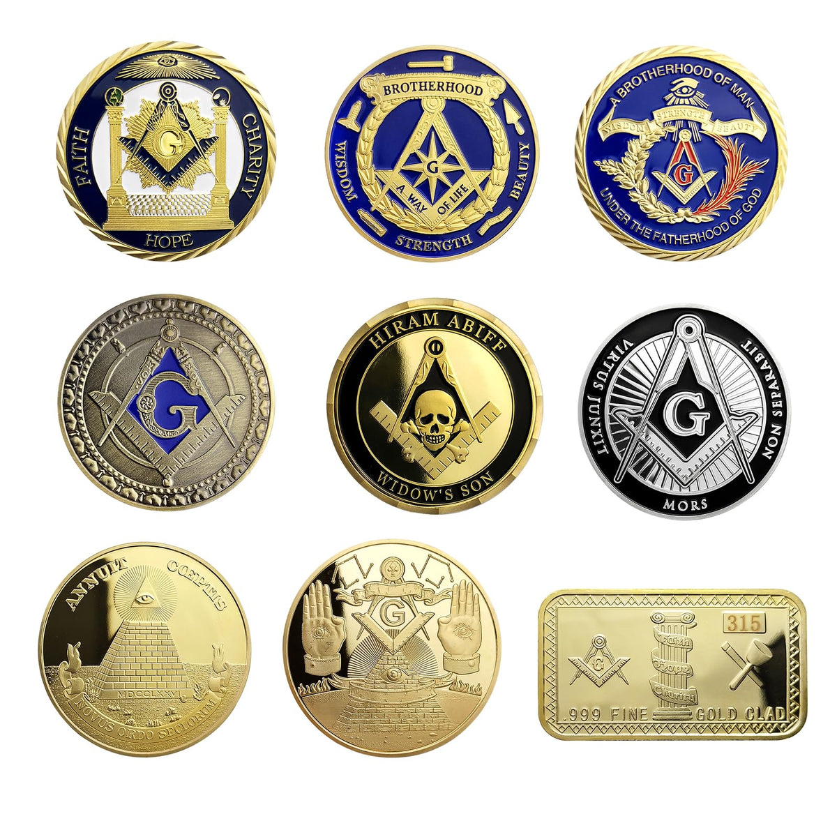 Masonic Challenge Coin Coin With Meaning
