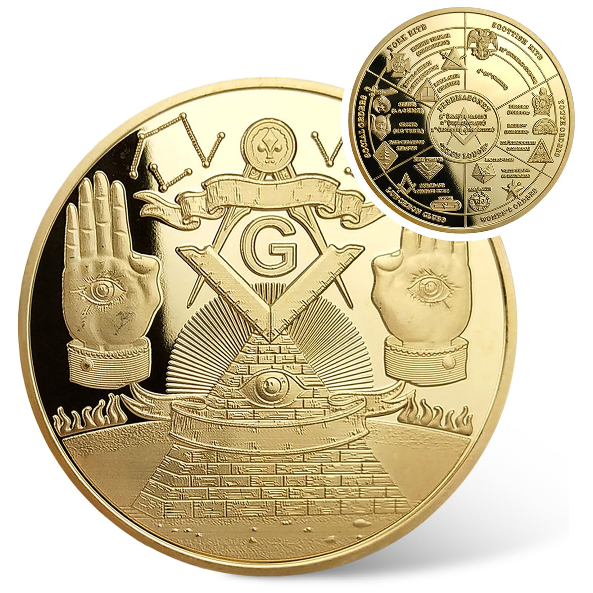 Masonic Challenge Coin Coin With Meaning