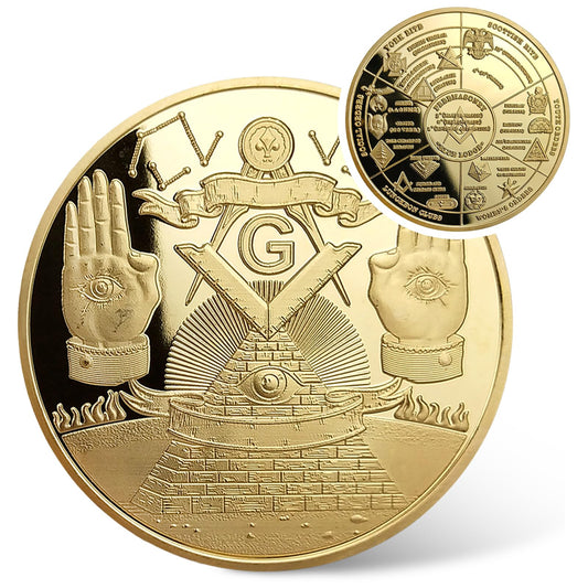Masonic Challenge Coin Coin With Meaning