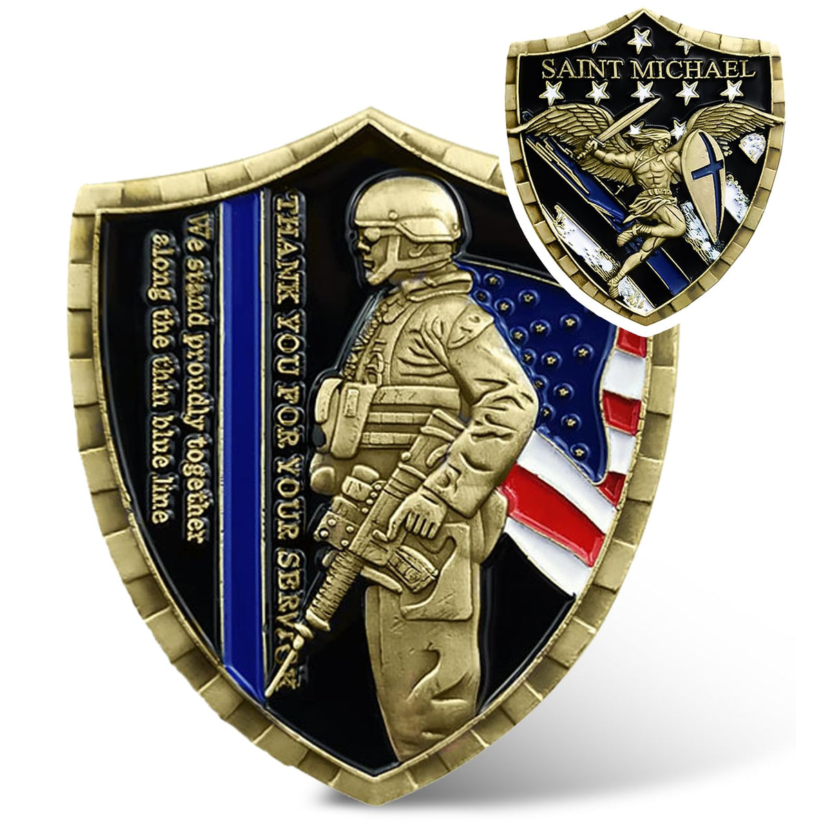 St. Police Challenge Coin Coin With Meaning