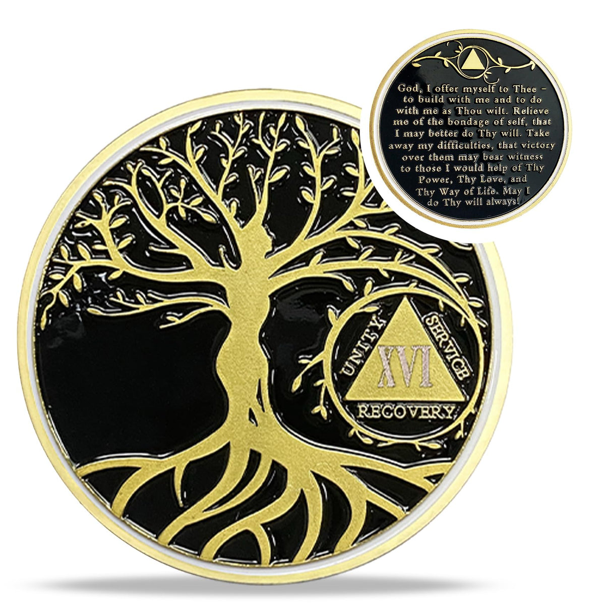 Recovery milestone gift with women’s Tree of Life design