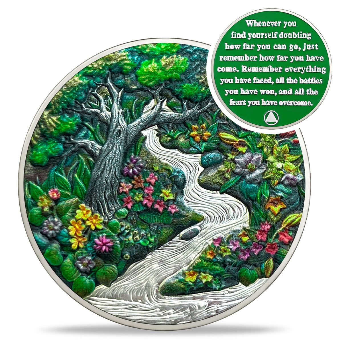 YN4J Tong Yong Sobriety Coin Coin With Meaning