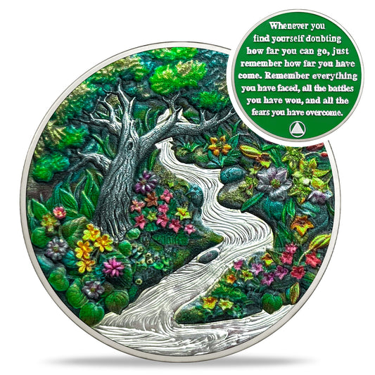 YN4J Tong Yong Sobriety Coin Coin With Meaning