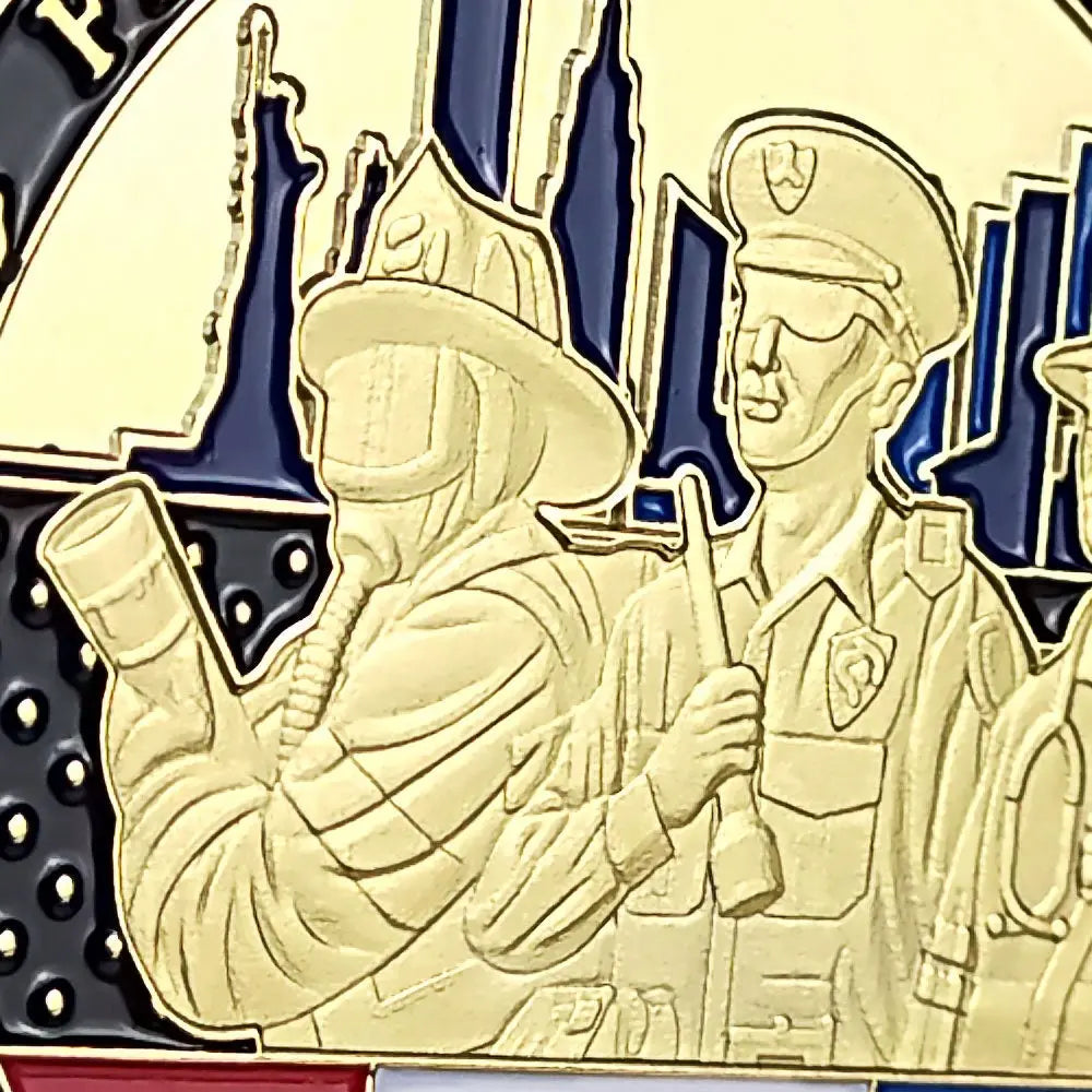 LEO Firefighter EMS Team City Hero Challenge Coin Life Savior Collectible/gift for Him for father decowoodo