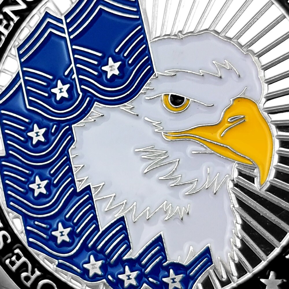 USAF The Airman's Creed Challenge Coin Air Force Sergeant Military Collectible/gift for Him for father decowoodo