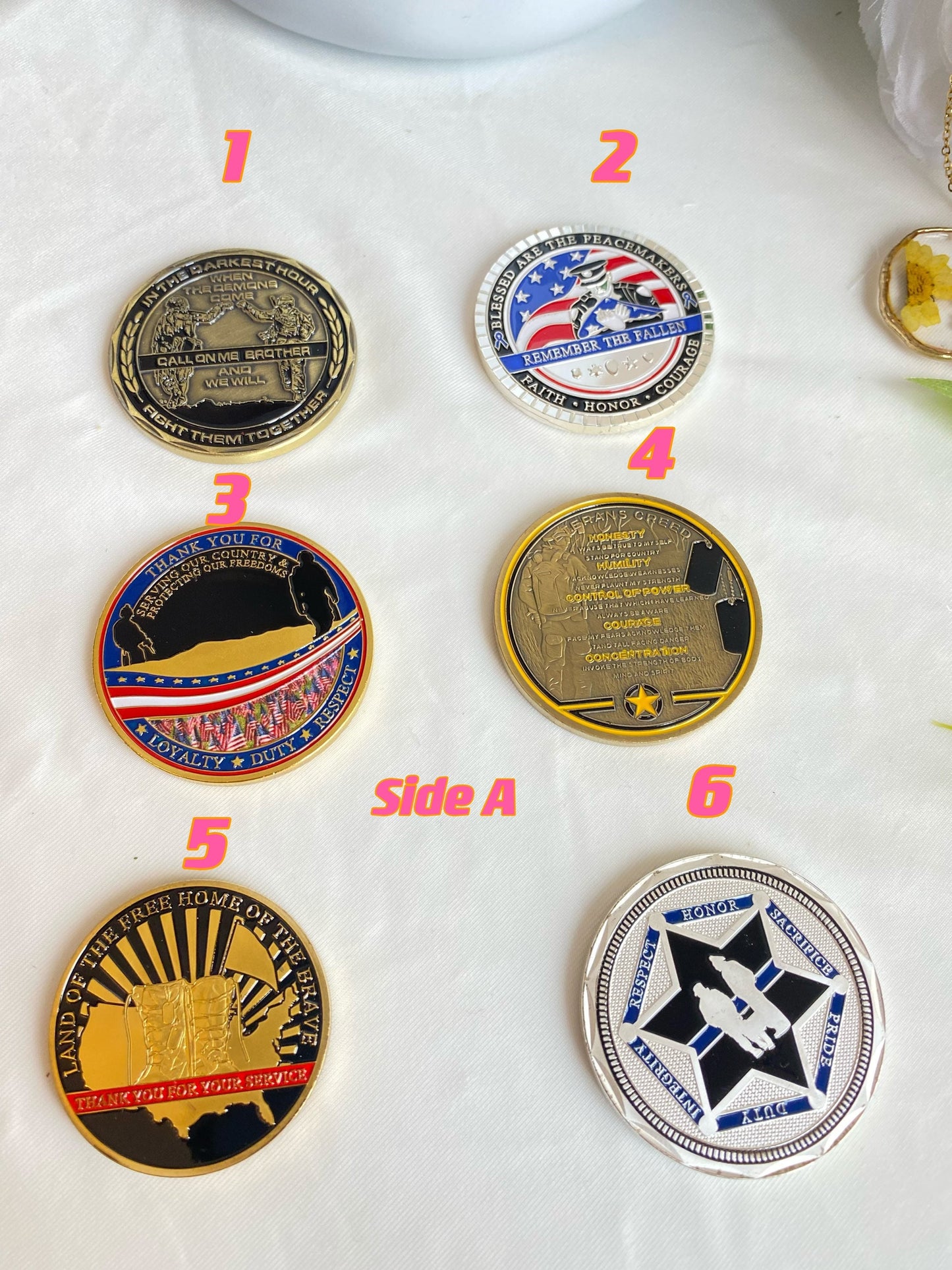 Personalized Names US Army Brofist Challenge Coin Bronze Military Collectible Soldier Fist Bump/gift for Him for father decowoodo