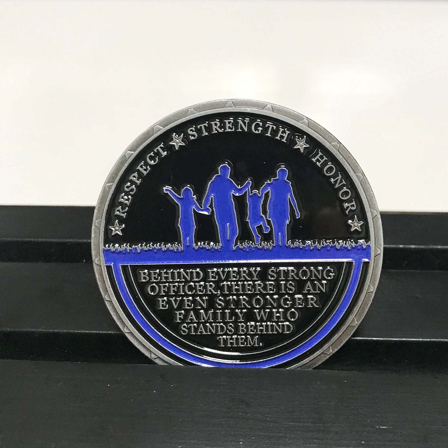 Police officer Mom Challenge coin Retirement graduation gift for her for wife lady police officer's prayer DecoWoodo